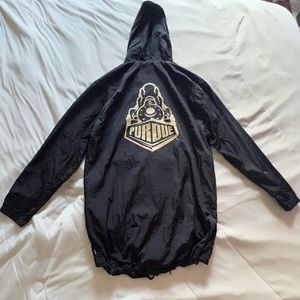 New PINK Purdue Boilermakers Windbreaker Jacket XS